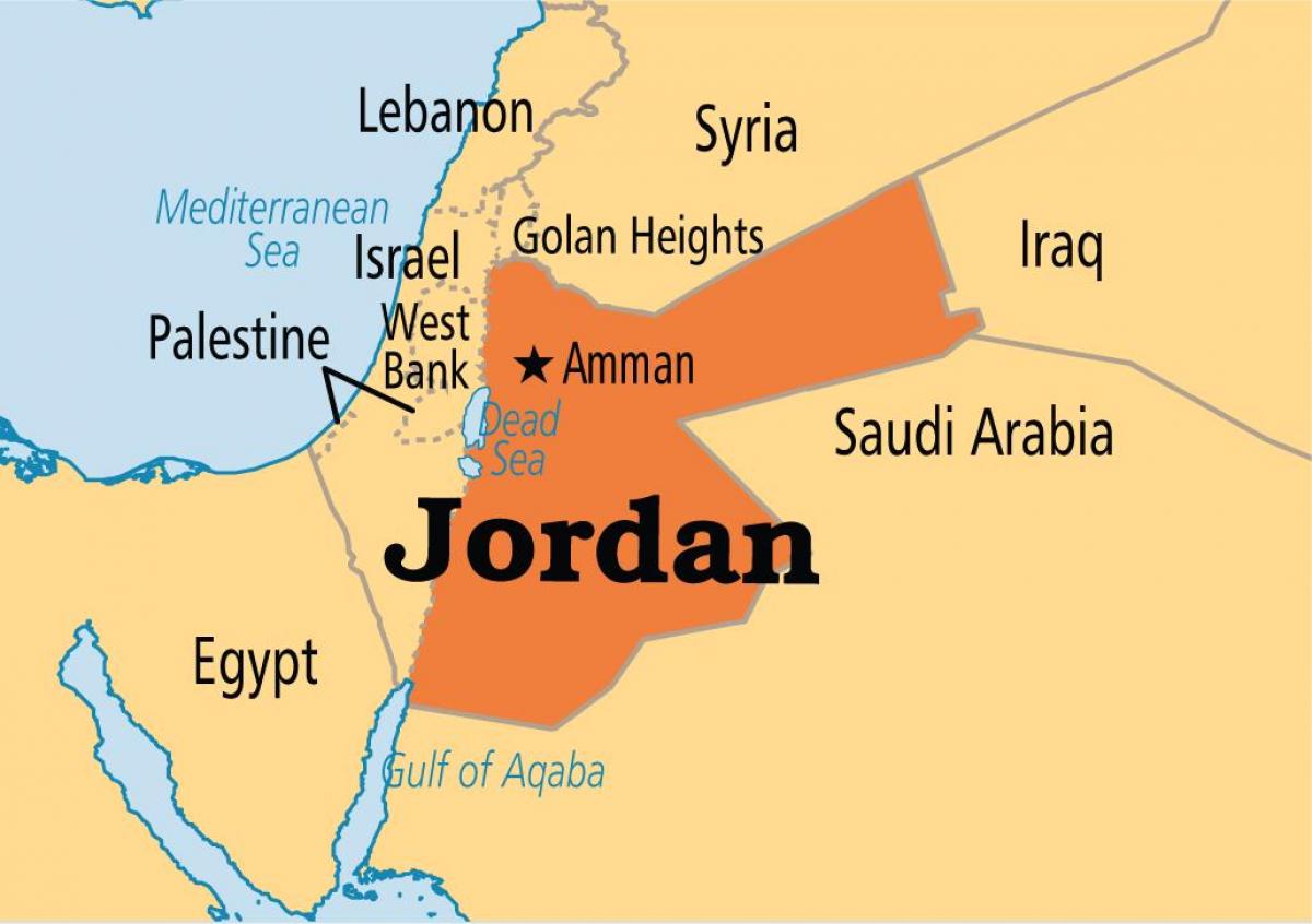 ヨルダンの国 地図 ヨルダンの地図 西アジア アジア