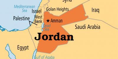 ヨルダン地図の位置